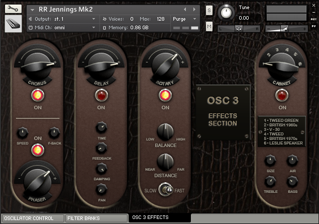 Jennings Mk2 effects