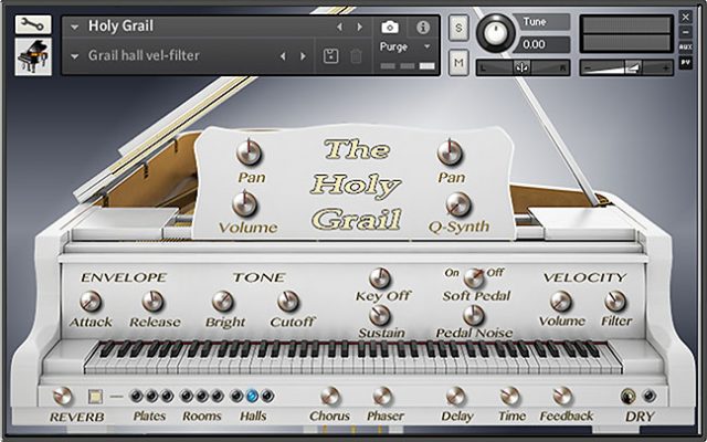 The Holy Grail kontakt piano front